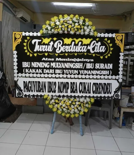 Papan Bunga Duka Taman Safari Bogor